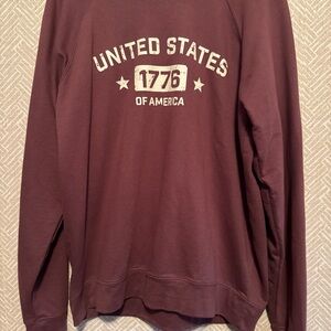 Lularoe LOGAN CREW NECK SWEATSHIRT Size Xl “1776” USA 🇺🇸 NWOT